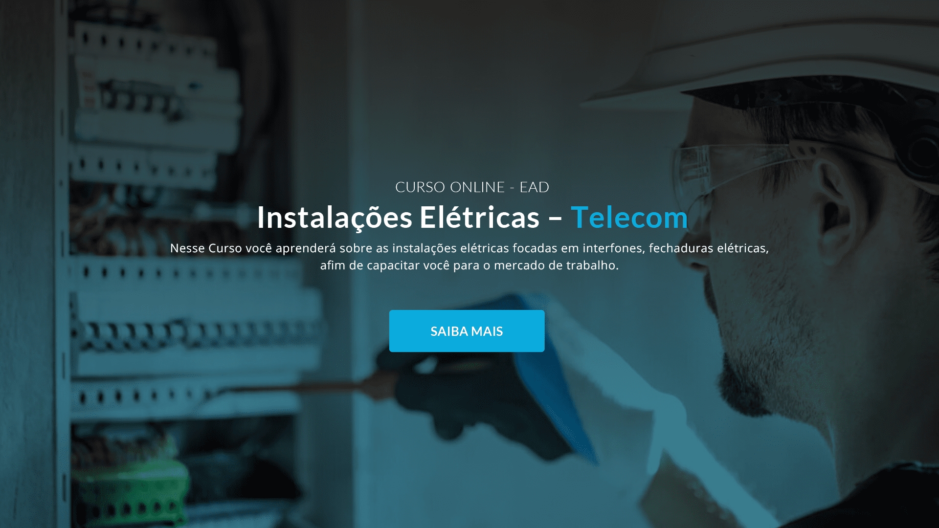 Instalações Elétricas – Telecom (EAD) Curso a Distancia para Empresas Curso Online de Operador de Maquina