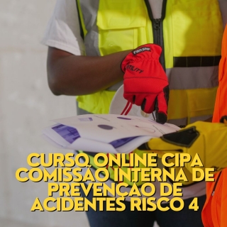 Curso Online CIPA Comissão interna de prevenção de acidentes risco 4 Curso a Distancia para Empresas Curso Online de Operador de Maquina