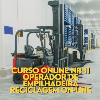 Curso Online NR-11 Operador de Empilhadeira Reciclagem Curso a Distancia para Empresas Curso Online de Operador de Maquina